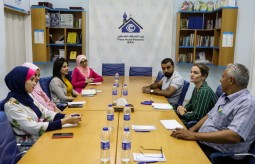 A representative from European Union office visits Press House