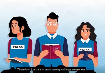 Press House Publishes a Motion Graphic Video on the topic of “Raising the Awareness Level of Journalists in Palestine”