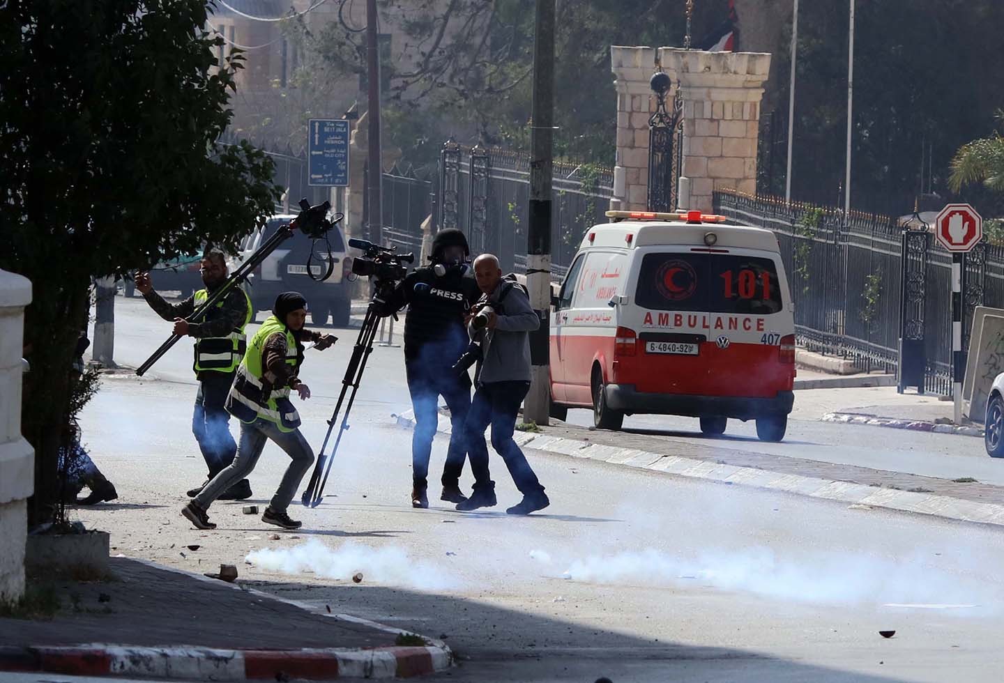 Press House publishes a factsheet on Violations against Media Freedoms in Palestine, April 2022.