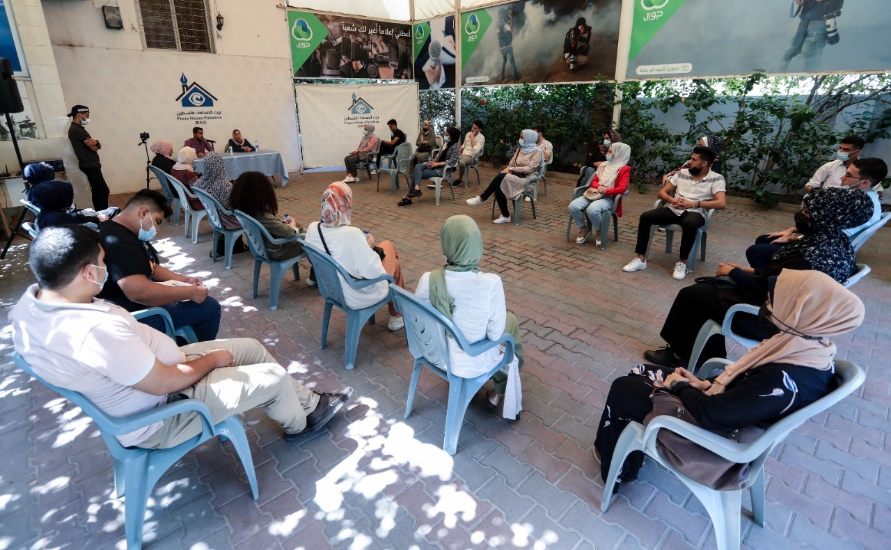 Press House receives a delegation from Women’s Affairs Center Projects participants in Gaza