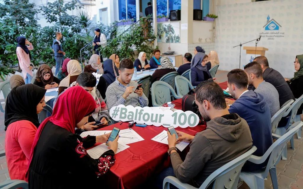 Female Groups Organize Tweeting Campaign for 100 Years on the Balfour Declaration in the Press House