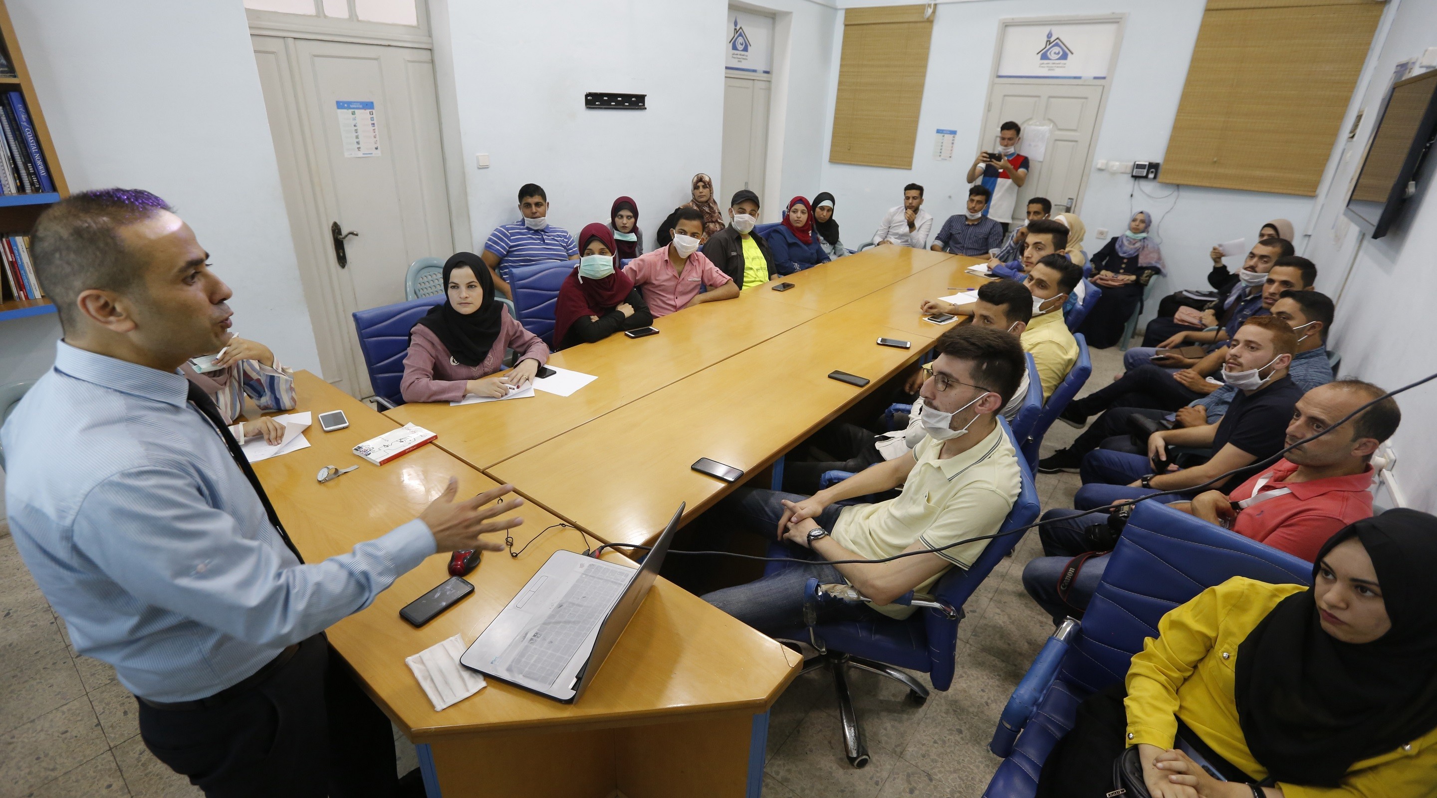  Press House organizes a workshop in cooperation with the Palestinian Ministry of Health in Gaza