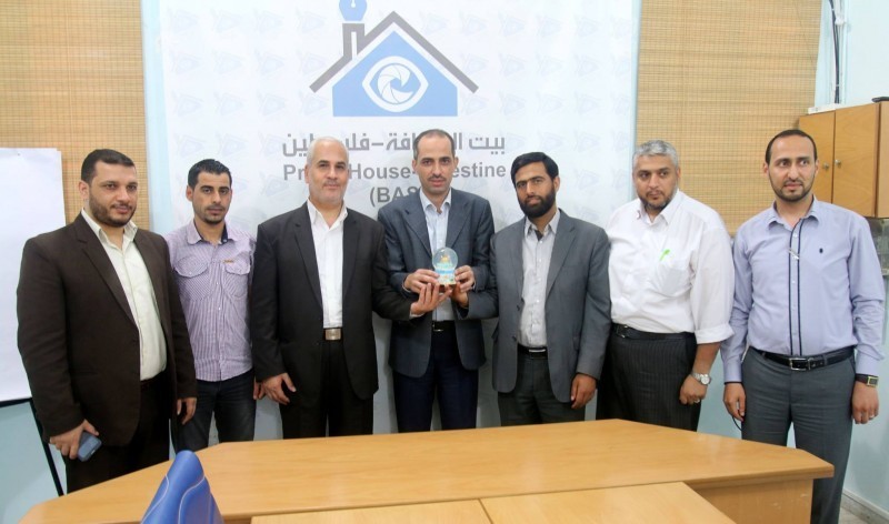 Press House Receives Hamas Media Committee Delegation 