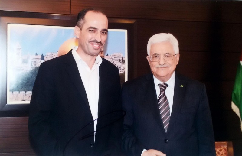 Chairman of Press House’ Board of Directors Meets the Palestinian President Abbas in Ramallah 