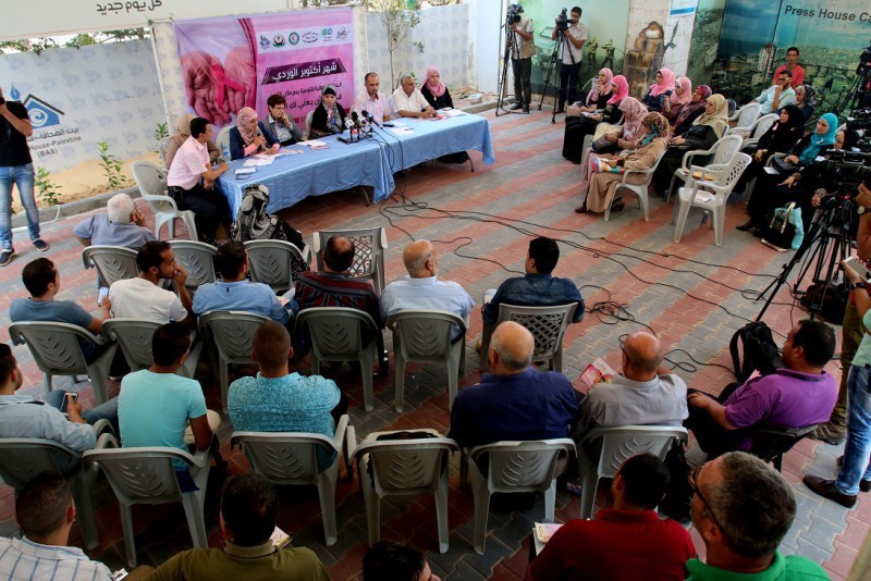 Breast Cancer Awareness Campaign, launched in Press House of Palestine 