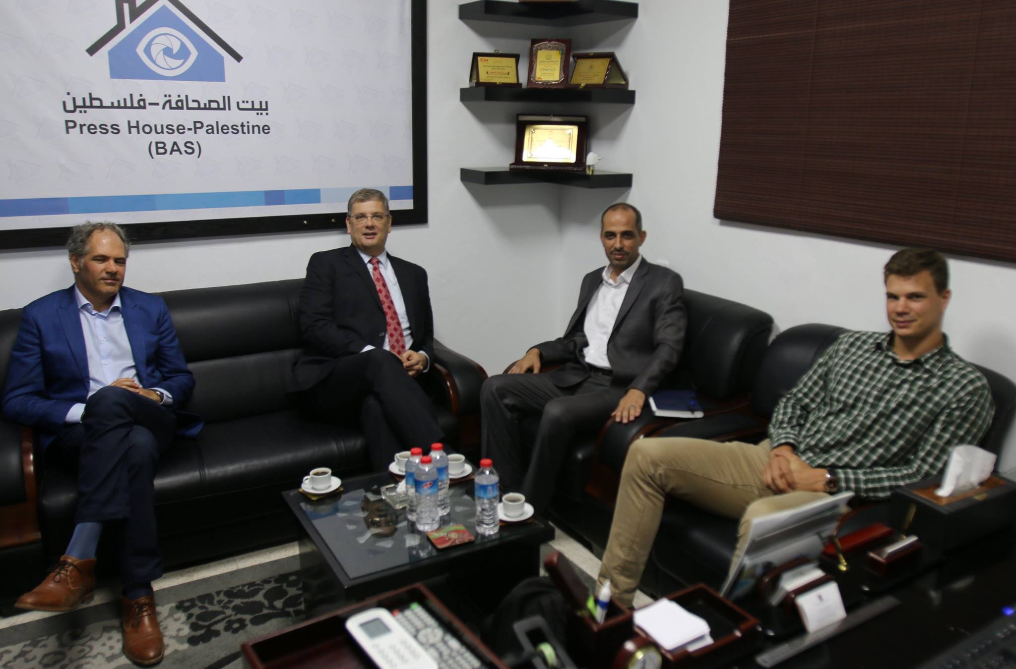 The Ambassador of Netherland Visits Press House-Palestine