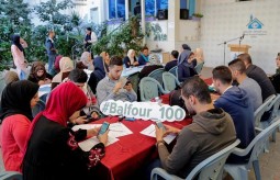 Female Groups Organize Tweeting Campaign for 100 Years on the Balfour Declaration in the Press House