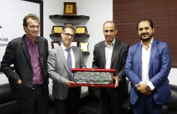 Press House Awards the Swiss Representative Gharneh in the Presence of its Deputy and the Representative Consultant