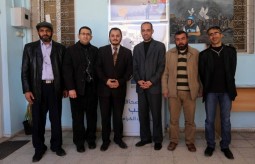A Delegation from the Governmental Information Office Visits Press House 