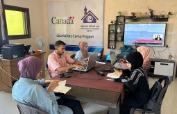 Press House opens the "Journalists Camp" project in the Gaza Strip, funded by the Canadian government.