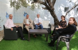 The Dutch Ambassador and an accompanying delegation visit Press House