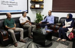 Press House receives a delegation from Al-Israa University