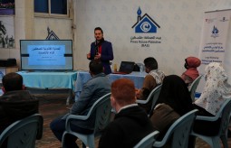 Press House organizes a legal awareness workshop on the topic of “Legal Protection for Journalists During the Palestinian Public Elections”