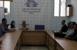 Press House receives a delegation from Gaza Government Media