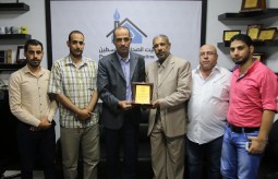 A delegation From the Media Office of Popular Resistance Committee Visit Press House