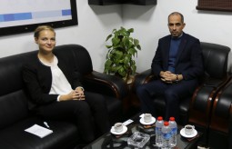 The Spokesperson and First Secretary Cultural and Protocol Affairs of Ramallah Visits the Press House
