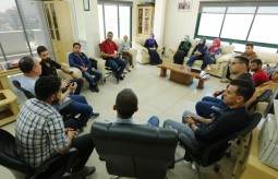 The Press House organizes a field trip for International News Agencies in Gaza