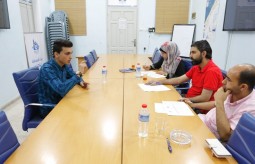  The Press House conducts personal interviews for the applicants of new project in Gaza