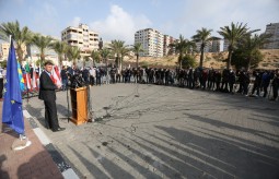 Press House supervises the media coverage to organize the visit of European Union ambassadors to Gaza