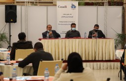 Press House organizes a dialogue session with the Deputy Head of Palestinian Journalists' Syndicate and the Legal Protection Unit for Journalists