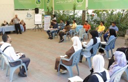 Press House hosts a workshop in collaboration with Al- Nusuirat Rehabilitation and Social Training Association