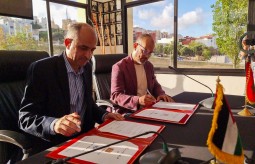 Signing a partnership agreement between "Press House" in Palestine and Morocco