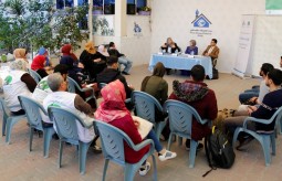 Press House holds a dialogue meeting on the situation of the Palestinian women in Gaza