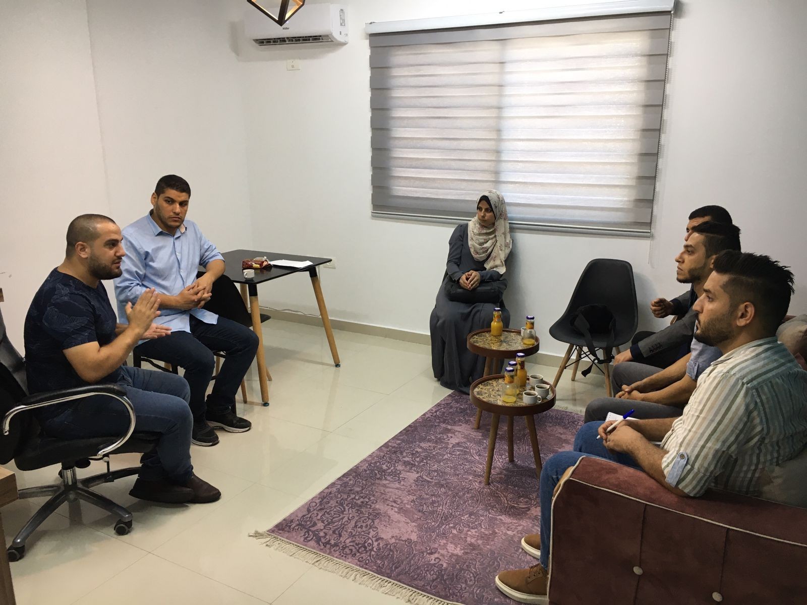 The Legal Protection Unit for Journalists implements field visits for institutions and media companies in the Gaza