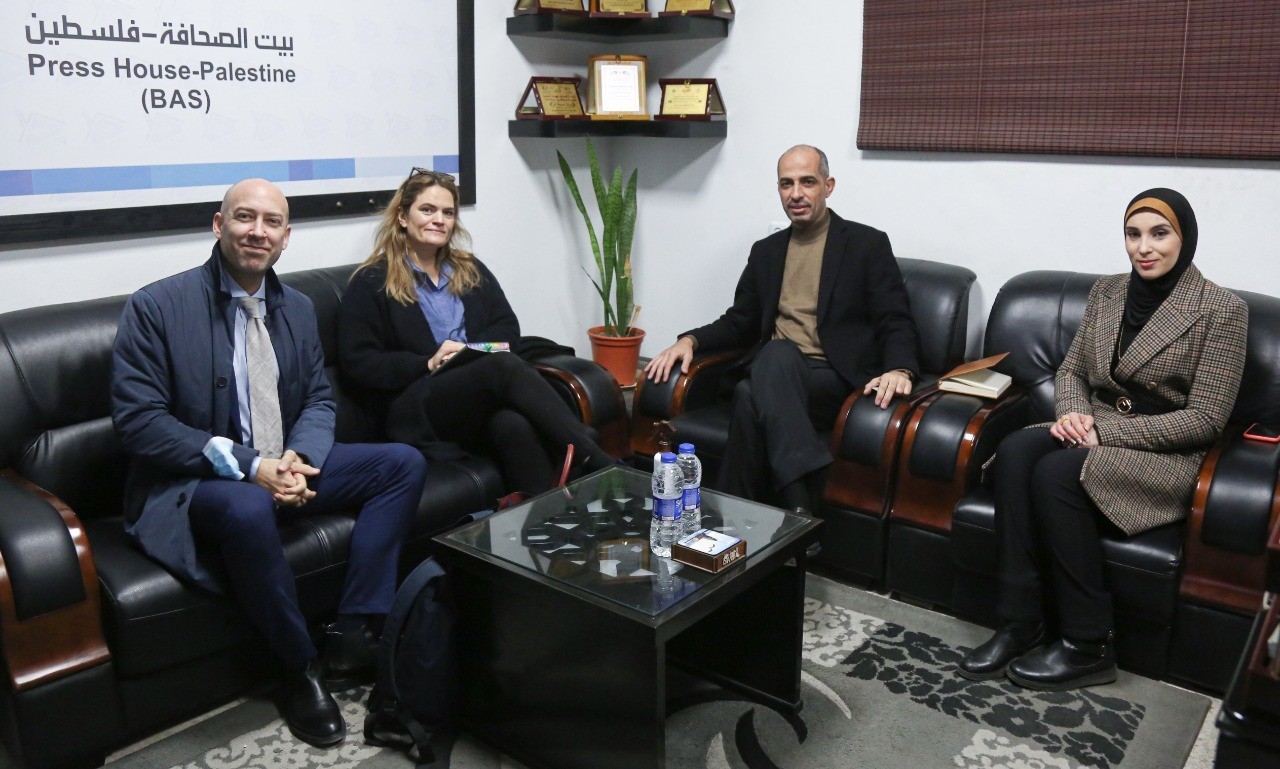 A delegation from European Union Representative Visits Press House