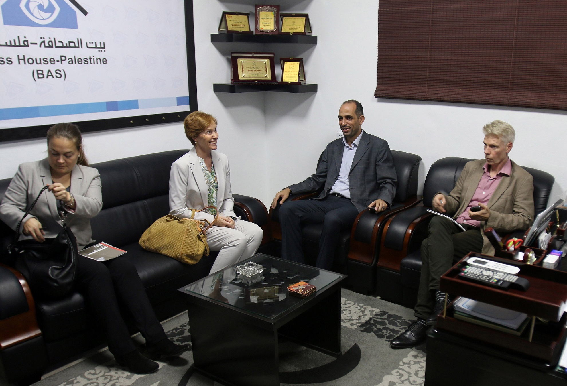 A Norwegian Delegation From Different Organizations Visit Press House