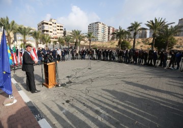 Press House supervises the media coverage to organize the visit of European Union ambassadors to Gaza