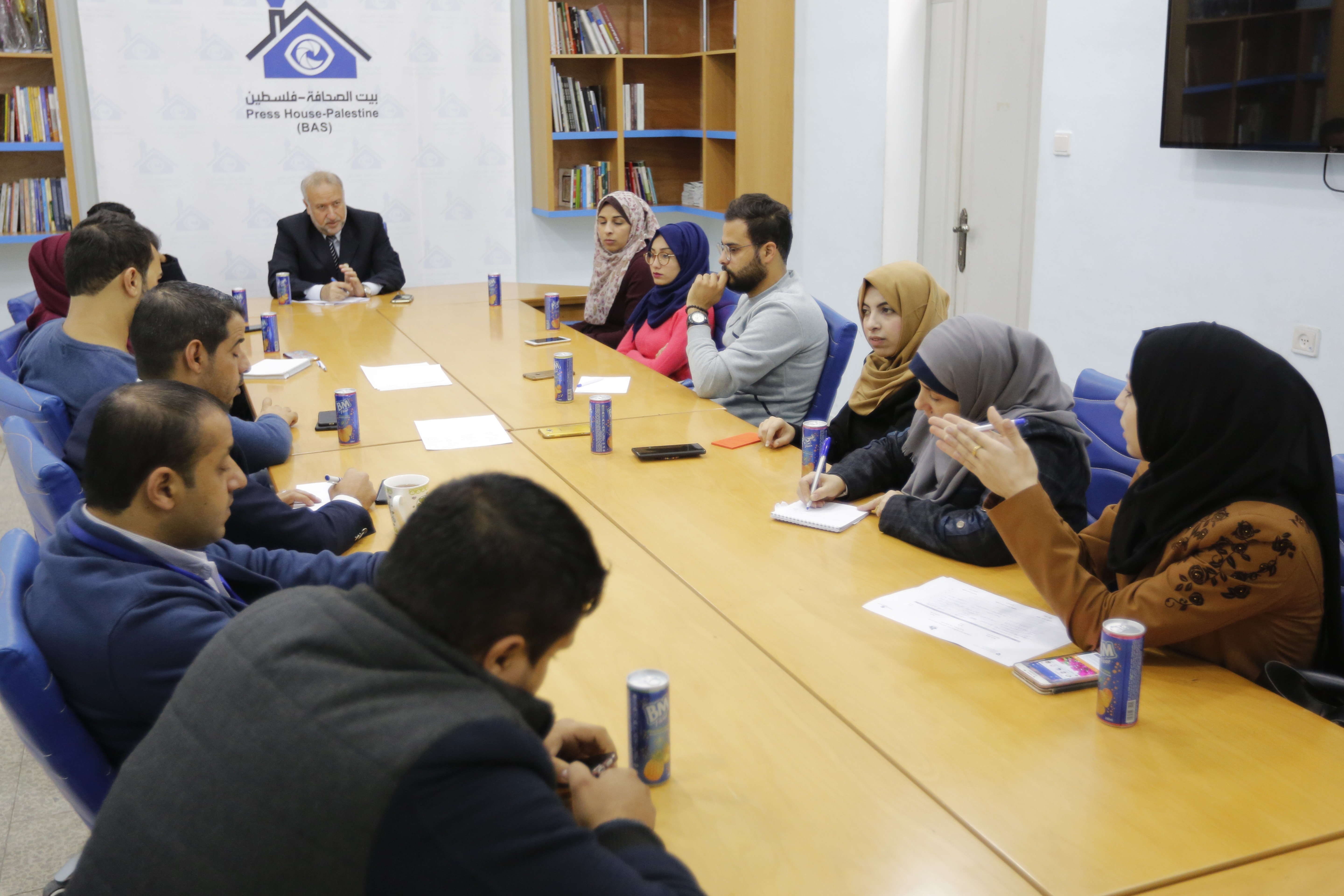  Meeting within the Survey of the Reality of Media in Palestine