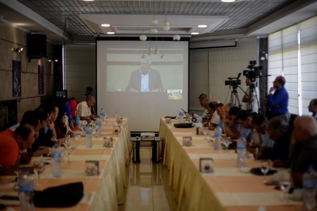 Press House Organizes Face the Press Meeting with the Deputy Leader of Fatah Mahmoud Al-Aloul