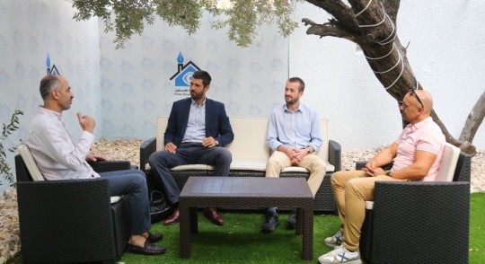 Press House receives a delegation from the French Consulate In Jérusalem 