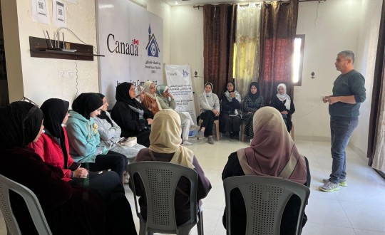 Press House implements psychological and social support sessions for the third and final group of Palestinian female journalists