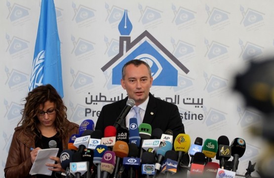 In Press House, Mladenov Calls Completion of Reconciliation and Forming A government Based on P.L.O 