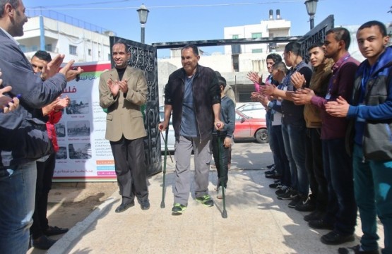 Press House Honors the Injured Journalist “Hatem Mousa” 