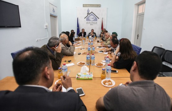 The representative of The EU Holds a Meeting with Writers and Journalists at the Press House 