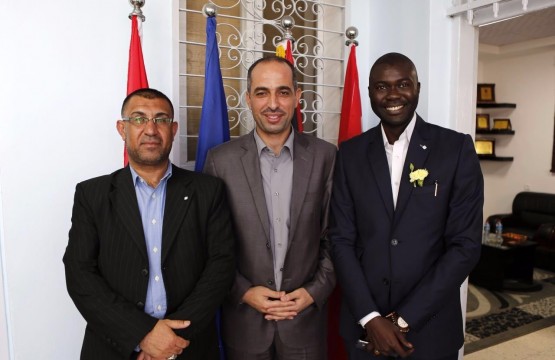 The head of ICRC visits Press House