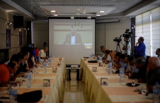 Press House Organizes Face the Press Meeting with the Deputy Leader of Fatah Mahmoud Al-Aloul