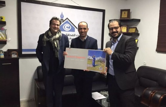 A delegation from the Swiss Representative Visits Press House