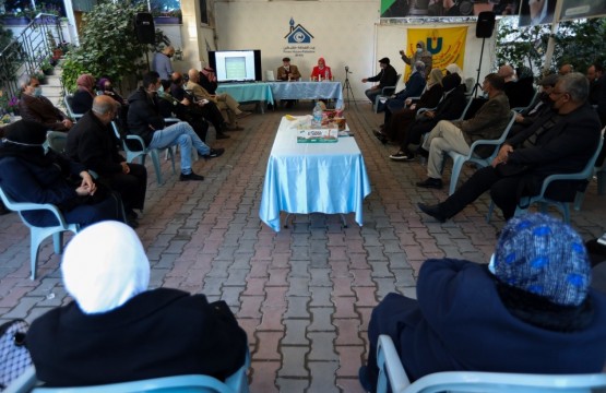 Press House hosts a discussion session on “Palestine the Address and the Region” book for the writer Haider Anan. 