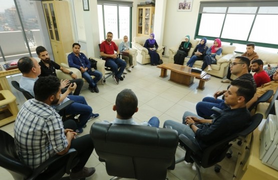 The Press House organizes a field trip for International News Agencies in Gaza