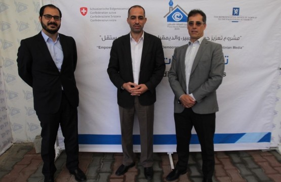 Press House Receives the Swiss Ambassador and His Depute 