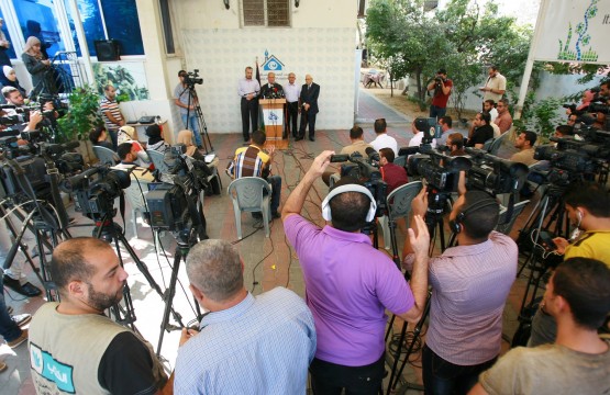 From Press House… Al-Khodary calls on Mladenov to Form Quartet Commission to Lift the Siege of Gaza 