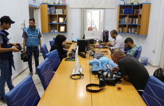 Press House opens its doors for journalists to cover the Israeli aggression on Gaza