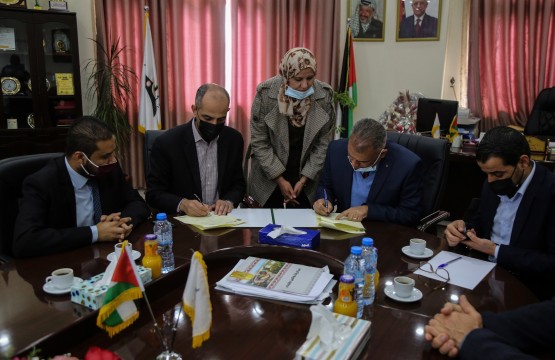 Press House and the Media Faculty at Al-Aqsa University signed a memorandum of understanding  