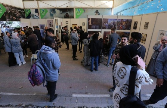 In conjunction between Ramallah and the Gaza strip. Press House hosts "Freedom" art exhibition