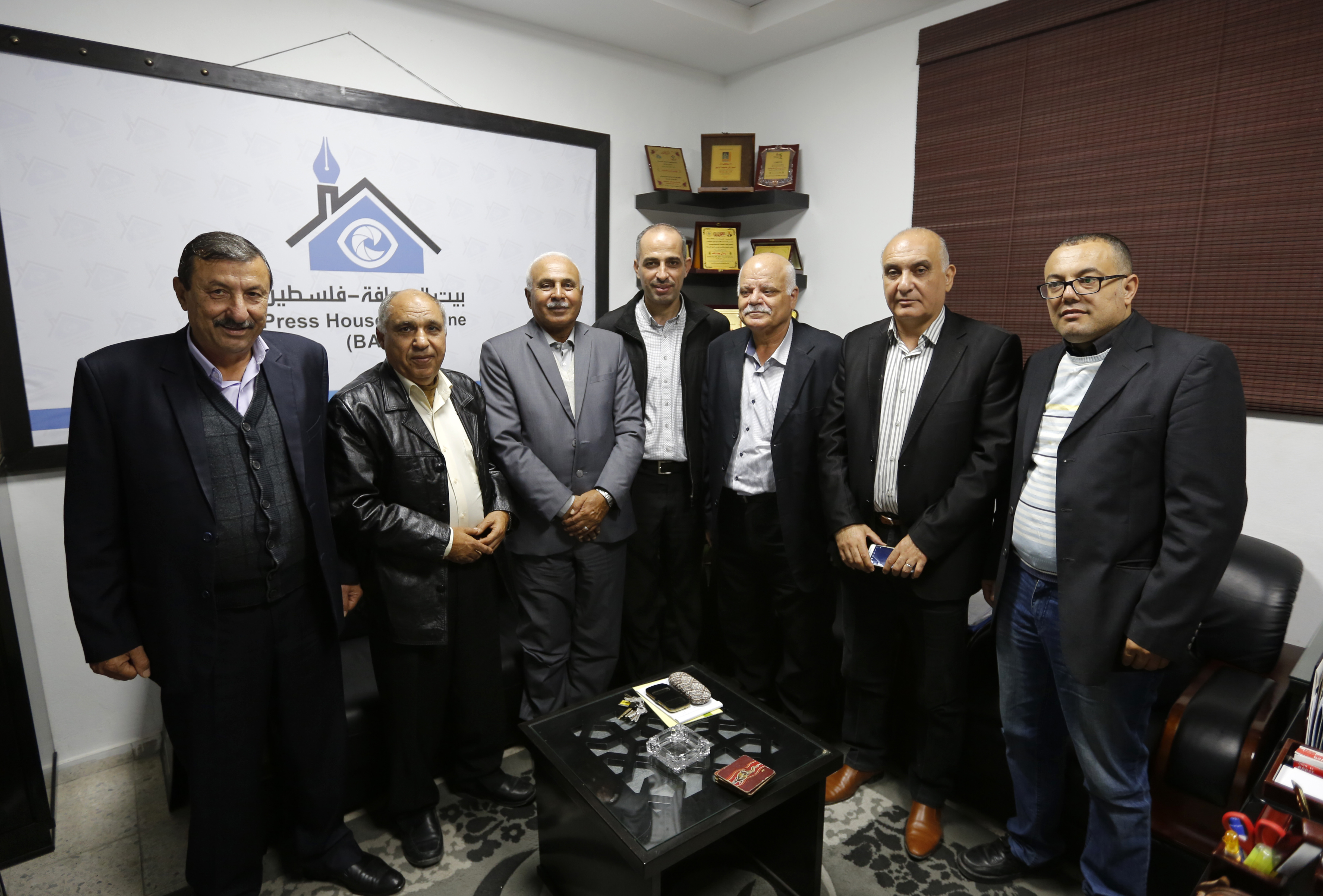 A Delegation from the National Committee for Retired Visits the Press House