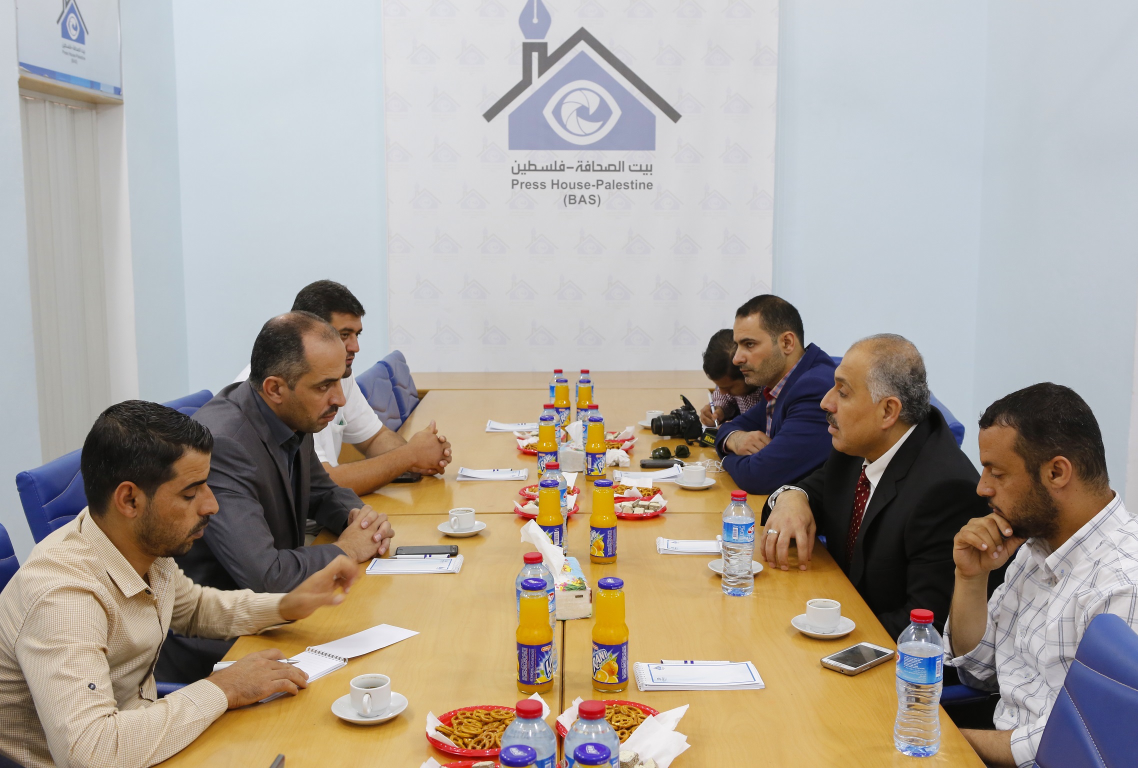Corporate Manager Of Ministry Of Economy Visits Press House